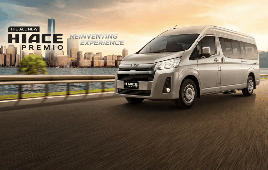Hiace Premio, perjalanan bisnis Jakarta, sewa Hiace Jakarta, mobil operasional bisnis, keunggulan Hiace Premio